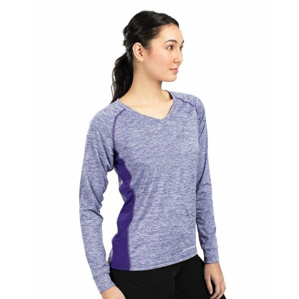 Women's Electrify CoolCore® Long Sleeve V-Neck T-Shirt Thumbnail