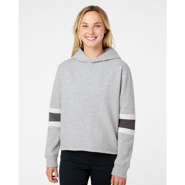 Women's Sueded Fleece Thermal Lined Hooded Sweatshirt Thumbnail