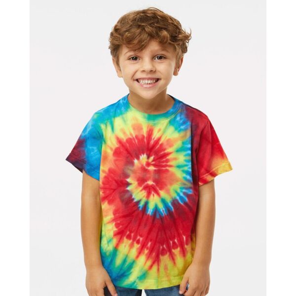 Toddler Spiral Tie-Dyed T-Shirt Thumbnail