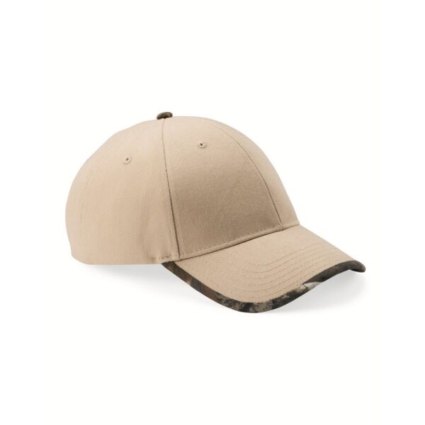Solid with Licensed Camo Trim Cap Thumbnail