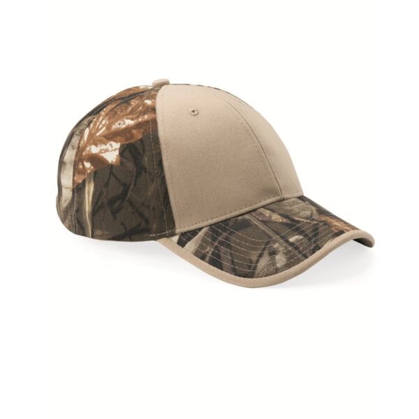 Solid Front Camo Back Cap Thumbnail