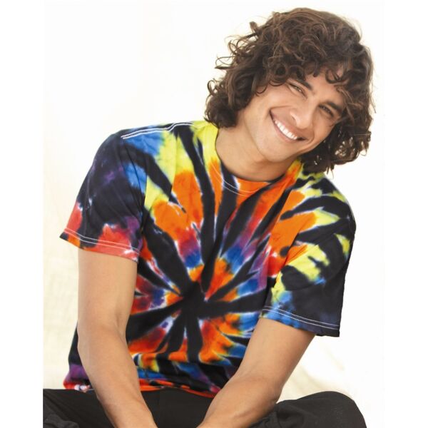 Rainbow Cut-Spiral Tie-Dyed T-Shirt Thumbnail