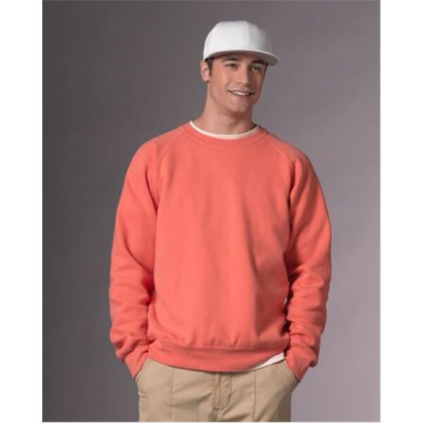 Men's Vintage Fleece Raglan Crewneck Sweatshirt Thumbnail