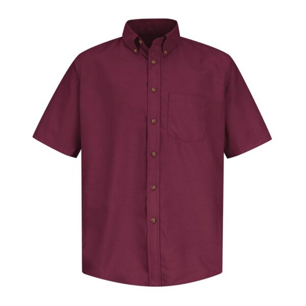 Men's Tall Poplin Short Sleeve Dress Shirt Thumbnail