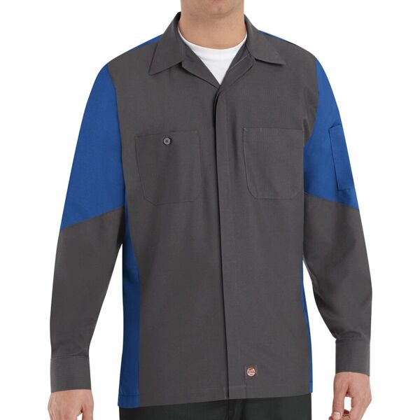 Men's Tall Long Sleeve Automotive Crew Shirt Thumbnail